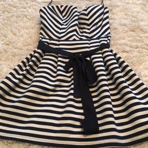 Blue and White striped mini dress!